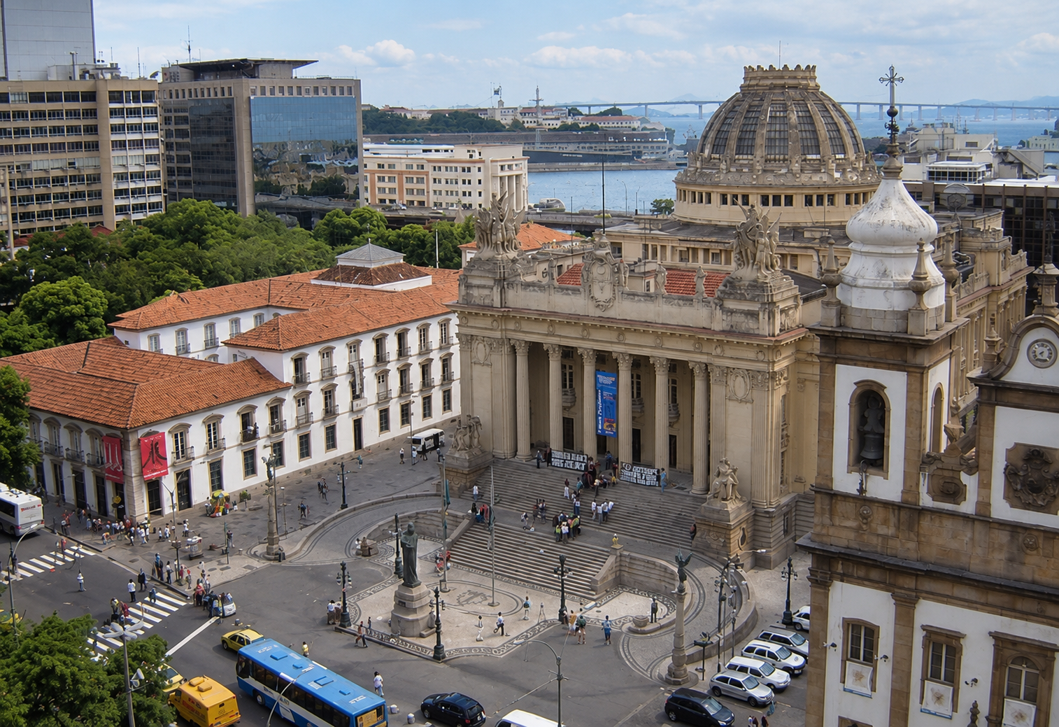Praça XV: da Rua São José à Rua do Ouvidor
